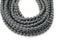Matte Black Onyx Gemstone Beads, 8mm, Round